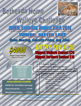 Bethesda Walleye Tournament - Click for the Entry Form! Bethesda Walleye Tournament - Click for the Entry Form!